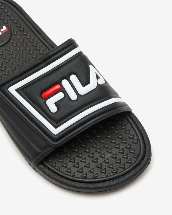 Black Unisex FILA Marsala Slide Fila