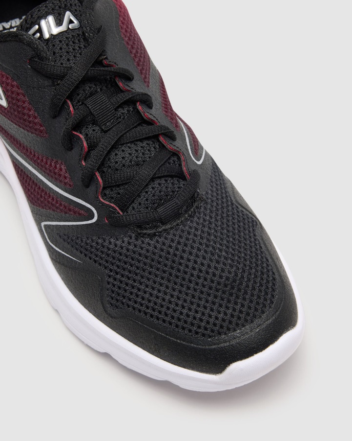 Black/Red/White Men's Memory Panorama 8 Fila