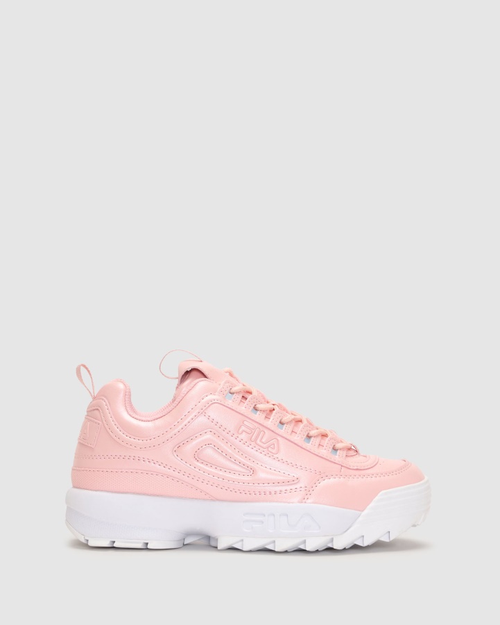 Rosquarz/Rosquarz/White Fila Women's Disruptor II Pearlized