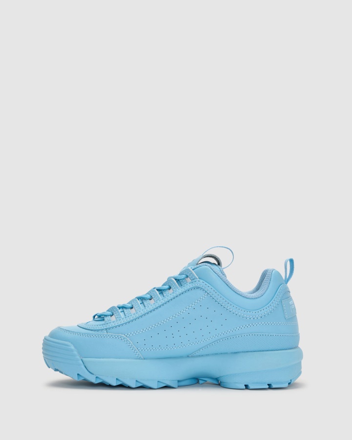 Fila Skyblue/Skyblue Women's Disruptor II Prem
