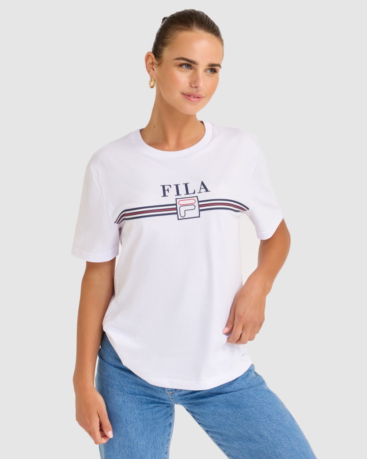 Cathy Tee Fila White