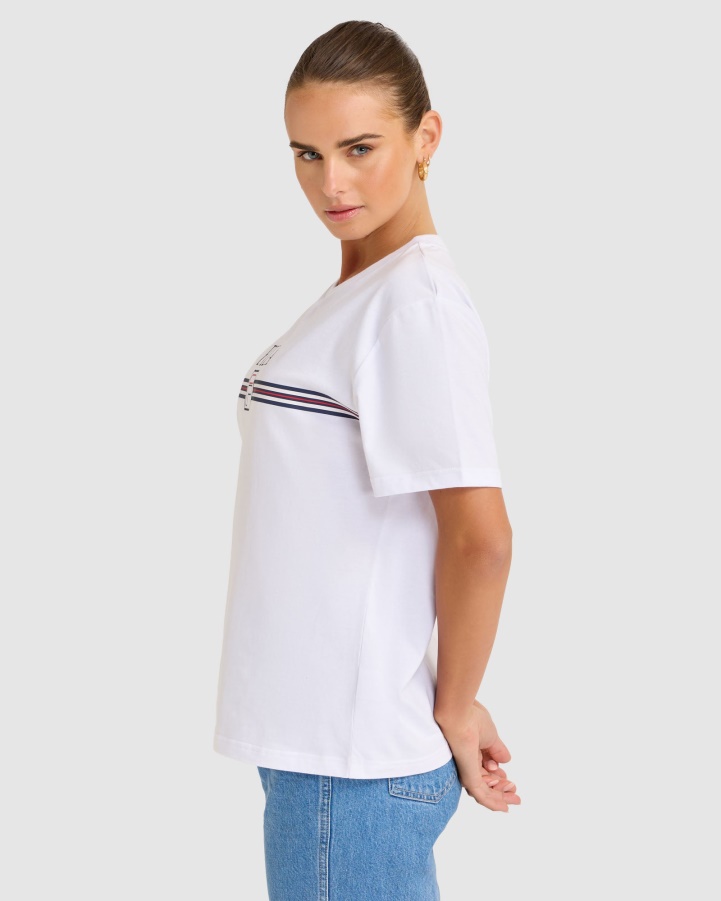 Cathy Tee Fila White