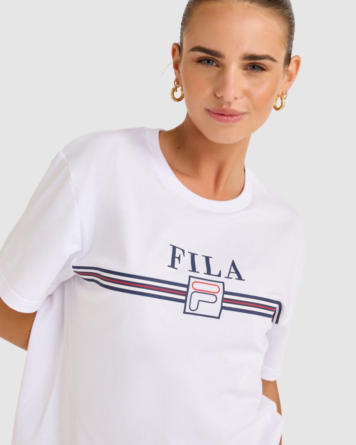 Cathy Tee Fila White