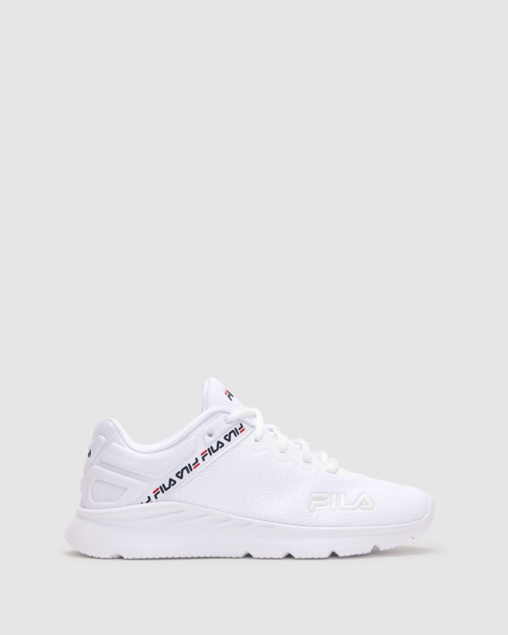 Fila White/Navy/Red Women's Lightspin