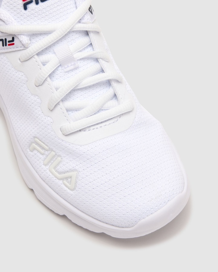 Fila White/Navy/Red Women's Lightspin