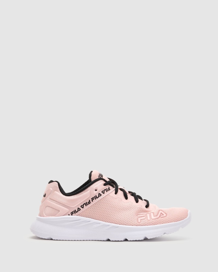 Pinkdogwood/Black/White Fila Women's Lightspin