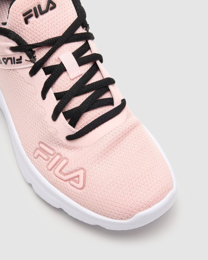 Pinkdogwood/Black/White Fila Women's Lightspin