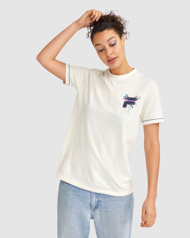 Women's Tally Tee Fila Egret