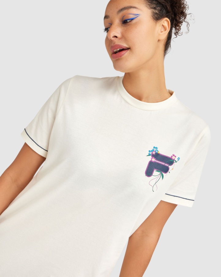 Women's Tally Tee Fila Egret