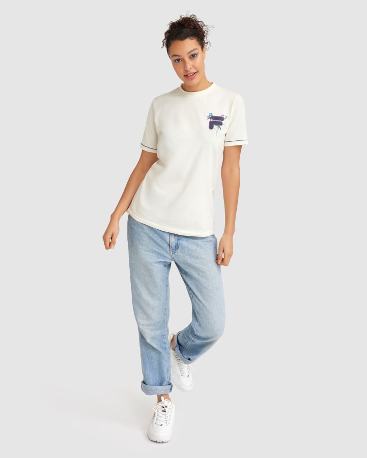 Women's Tally Tee Fila Egret