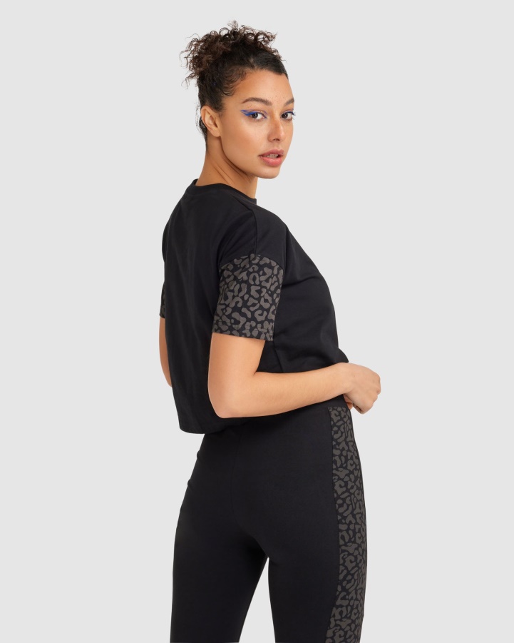 Black Fila Women's Tano Tee