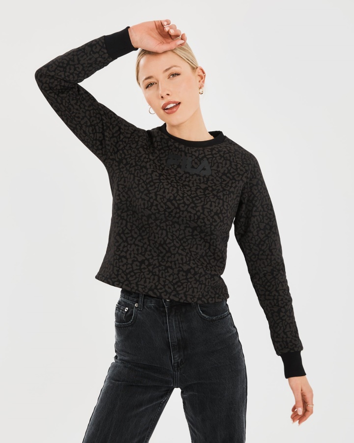 Black Women's Volta Crew Fila