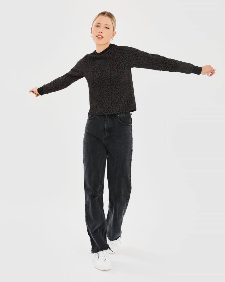 Black Women's Volta Crew Fila