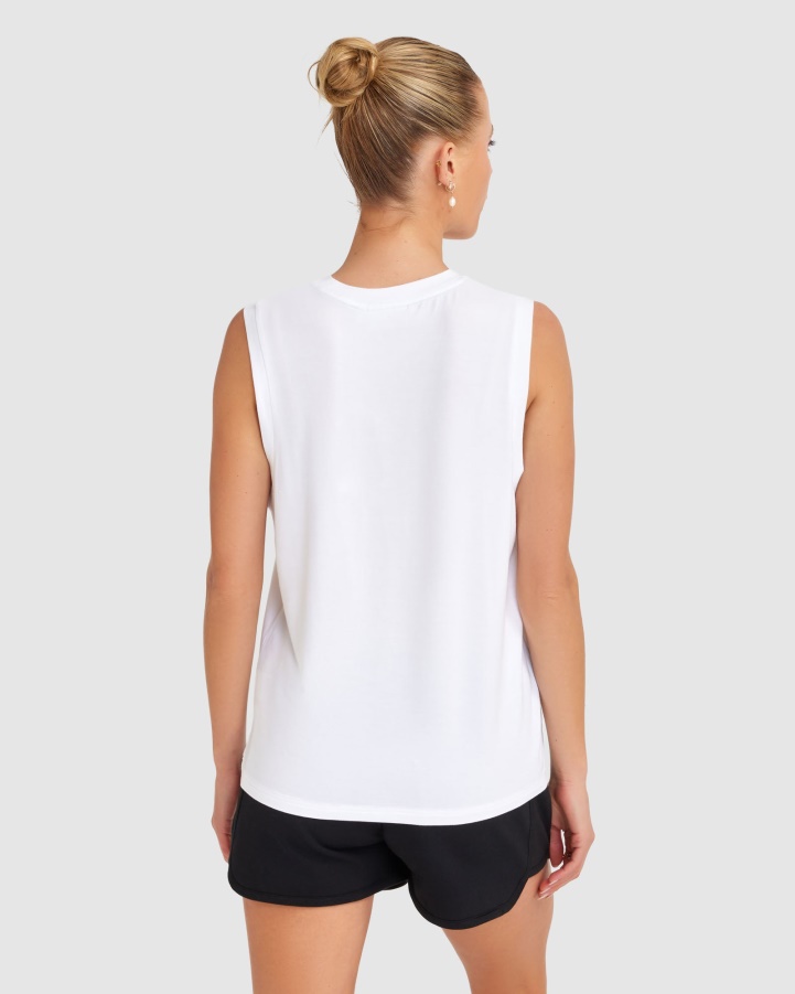 White Fila Women's Spencer Tank