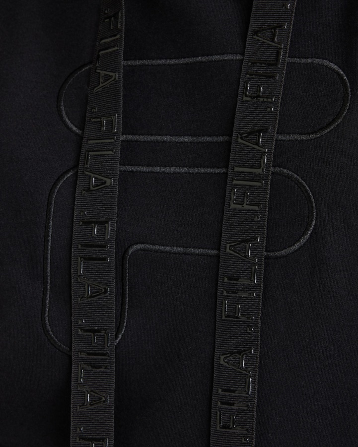 Black Women's Spencer SS Hoody Fila