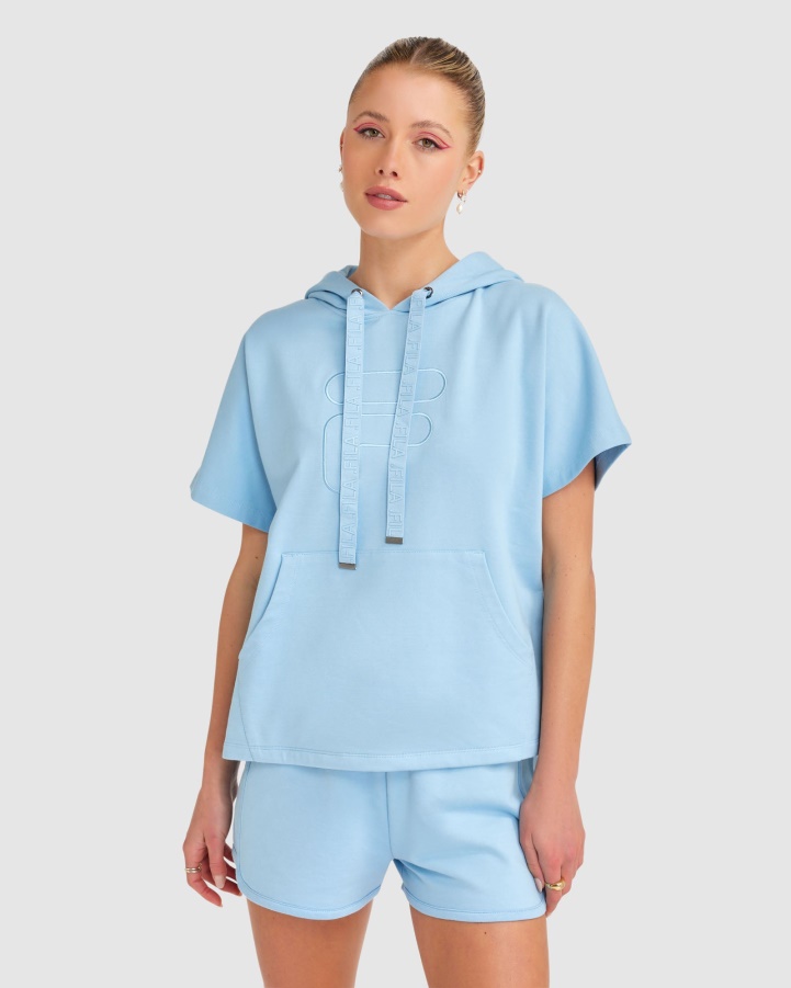 Fila Women's Spencer SS Hoody Glacier Lake