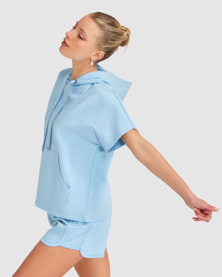 Fila Women's Spencer SS Hoody Glacier Lake