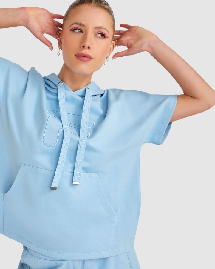 Fila Women's Spencer SS Hoody Glacier Lake