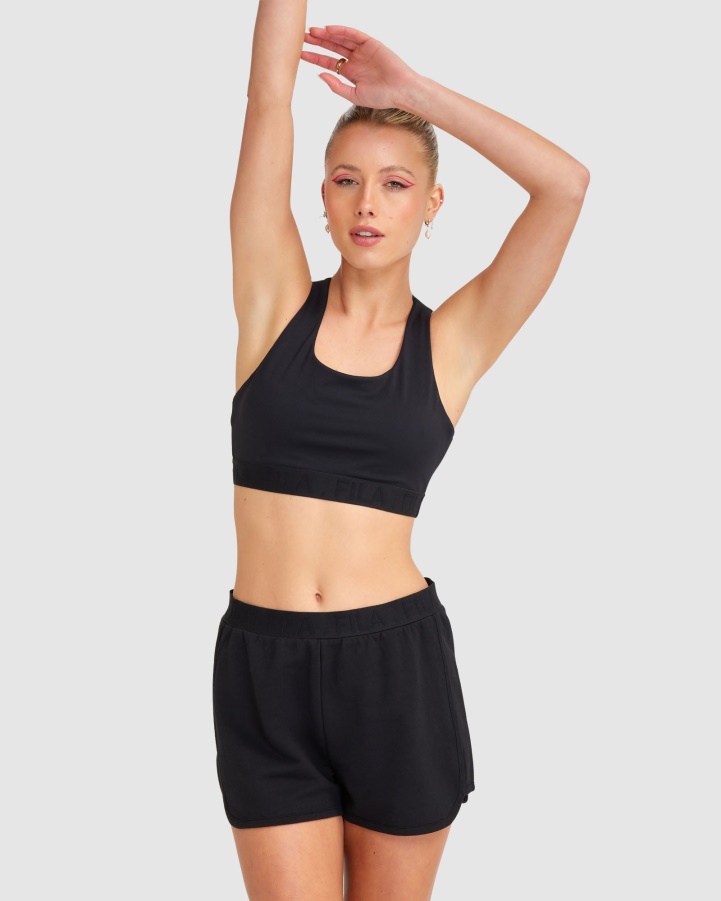 Women's Spencer Crop Top Black Fila