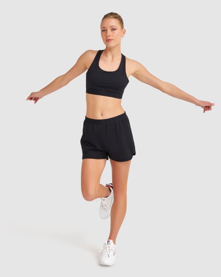 Women's Spencer Crop Top Black Fila