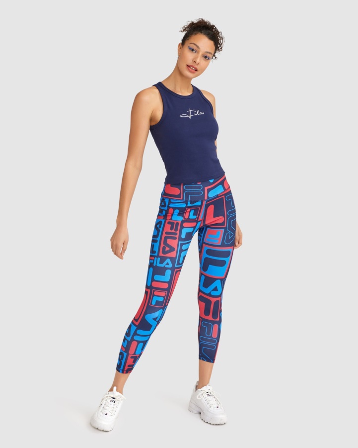 Fila Women's Anja Tights New Navy