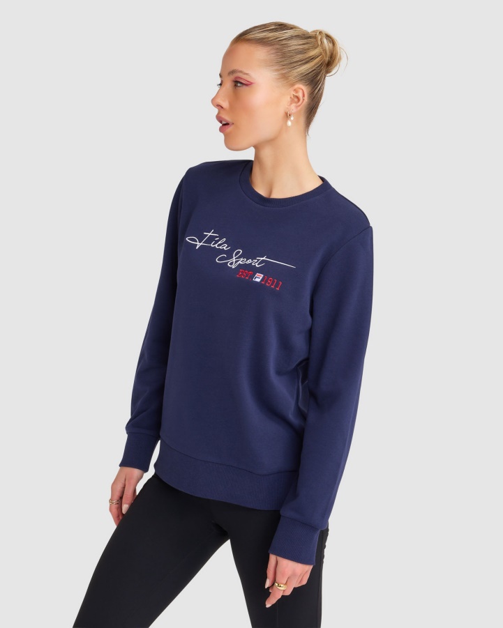 Fila New Navy Women's Cinzia Crew