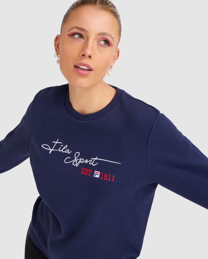 Fila New Navy Women's Cinzia Crew