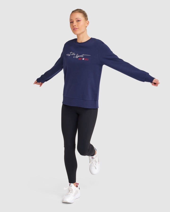 Fila New Navy Women's Cinzia Crew