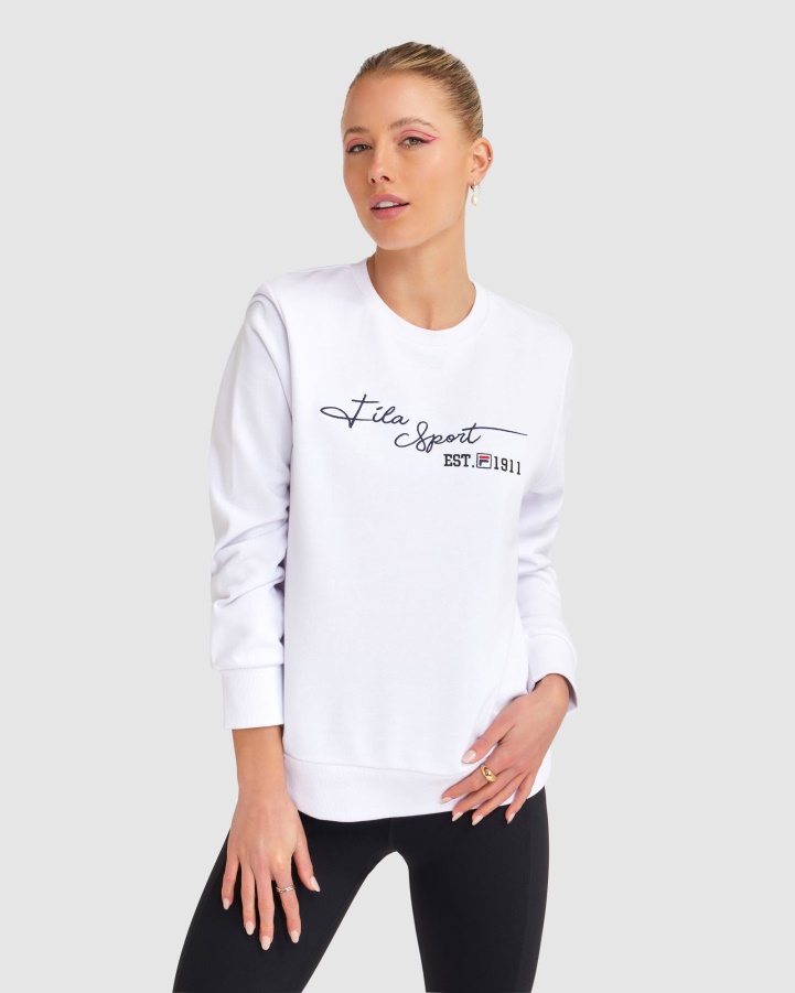 White Women's Cinzia Crew Fila