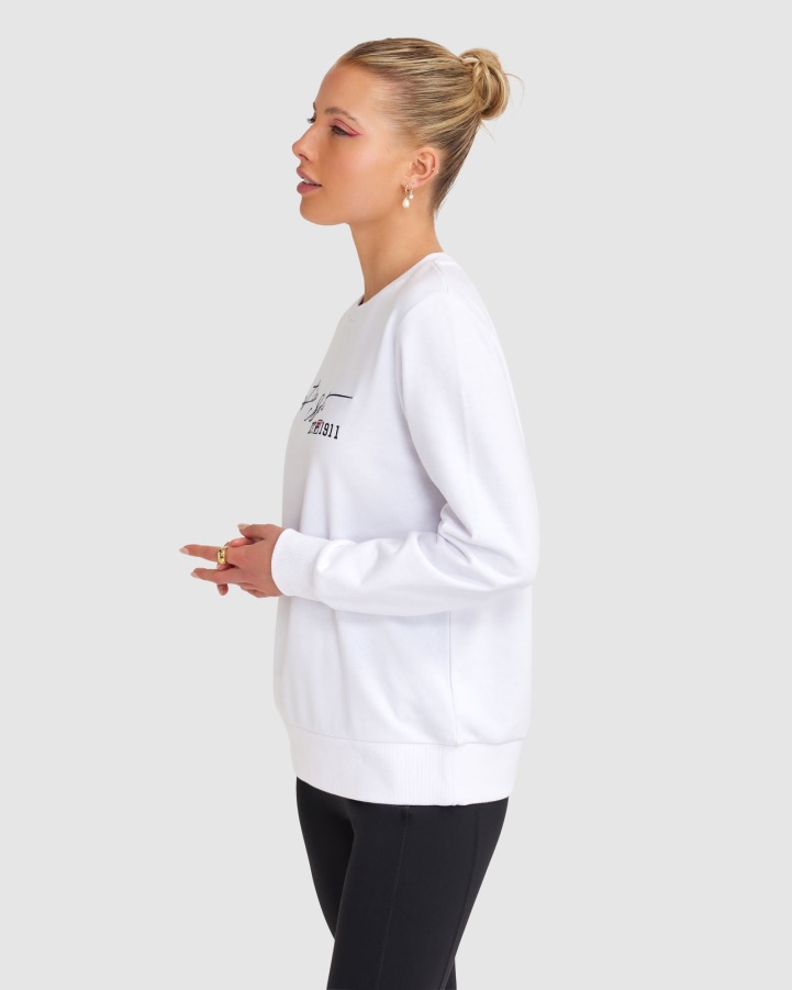 White Women's Cinzia Crew Fila