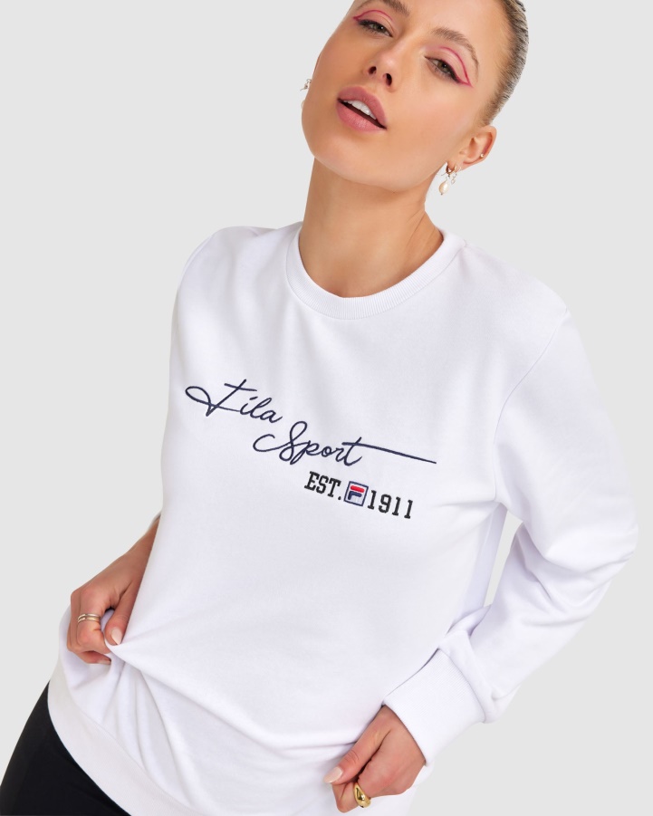 White Women's Cinzia Crew Fila