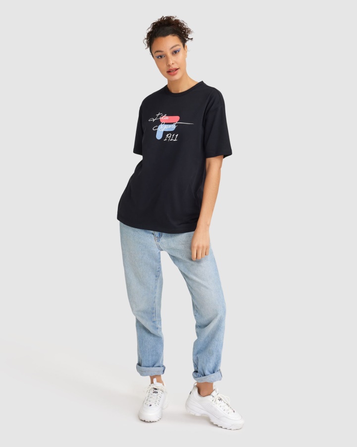 Fila Women's Cinzia Tee Black