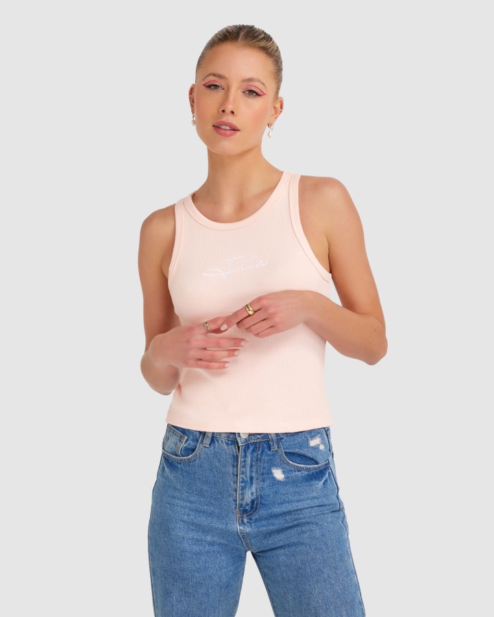 Women's Cinzia Rib Tank Fila Fairytale