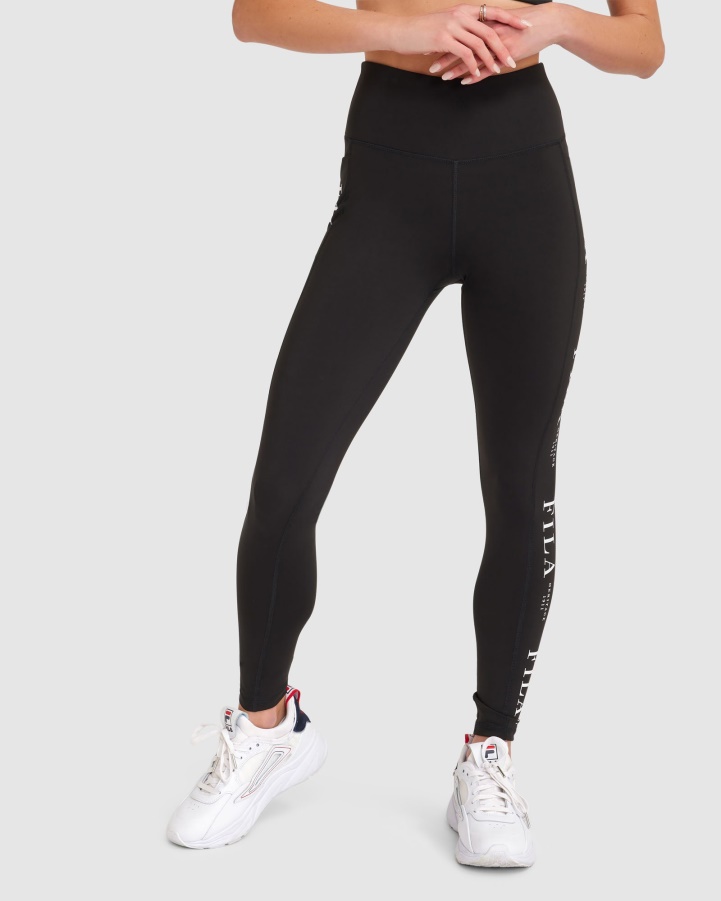 Black Fila Women's Elektra Tight