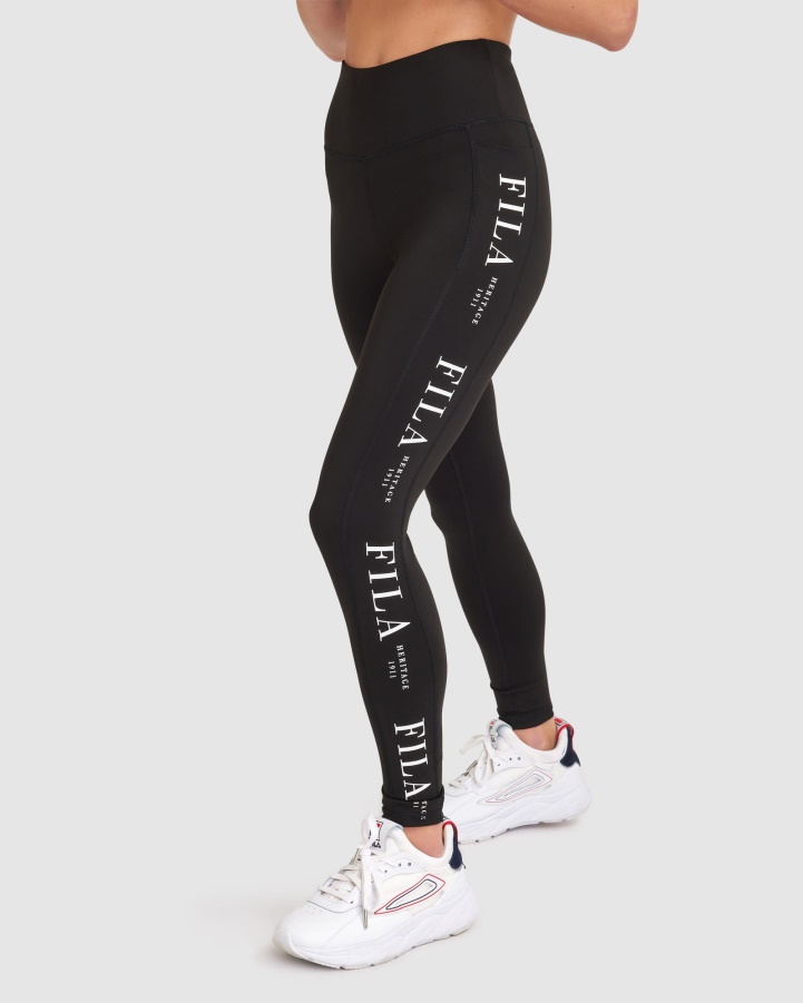 Black Fila Women's Elektra Tight