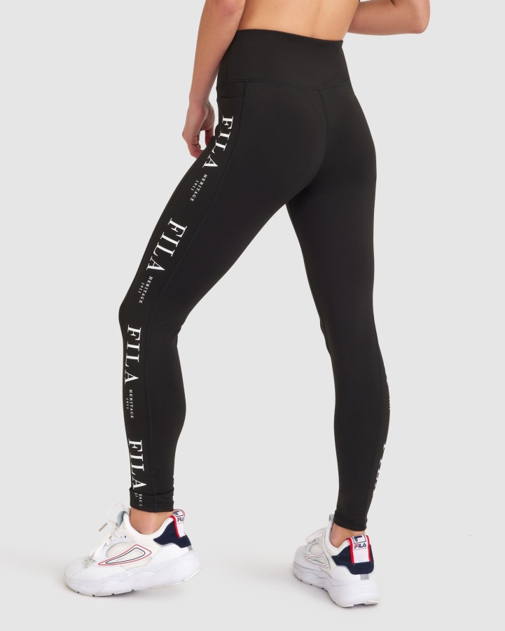 Black Fila Women's Elektra Tight