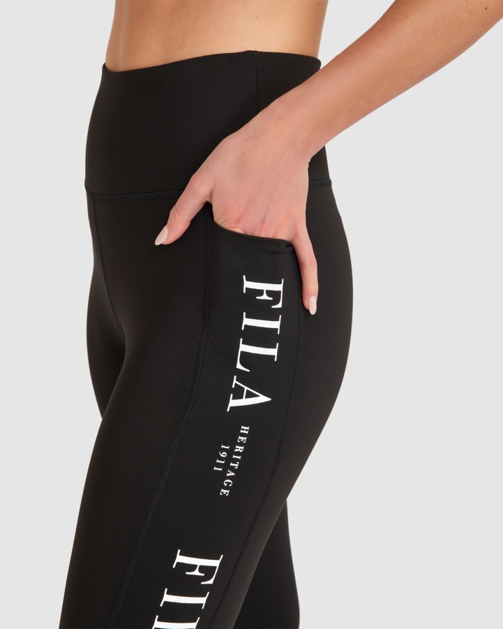 Black Fila Women's Elektra Tight