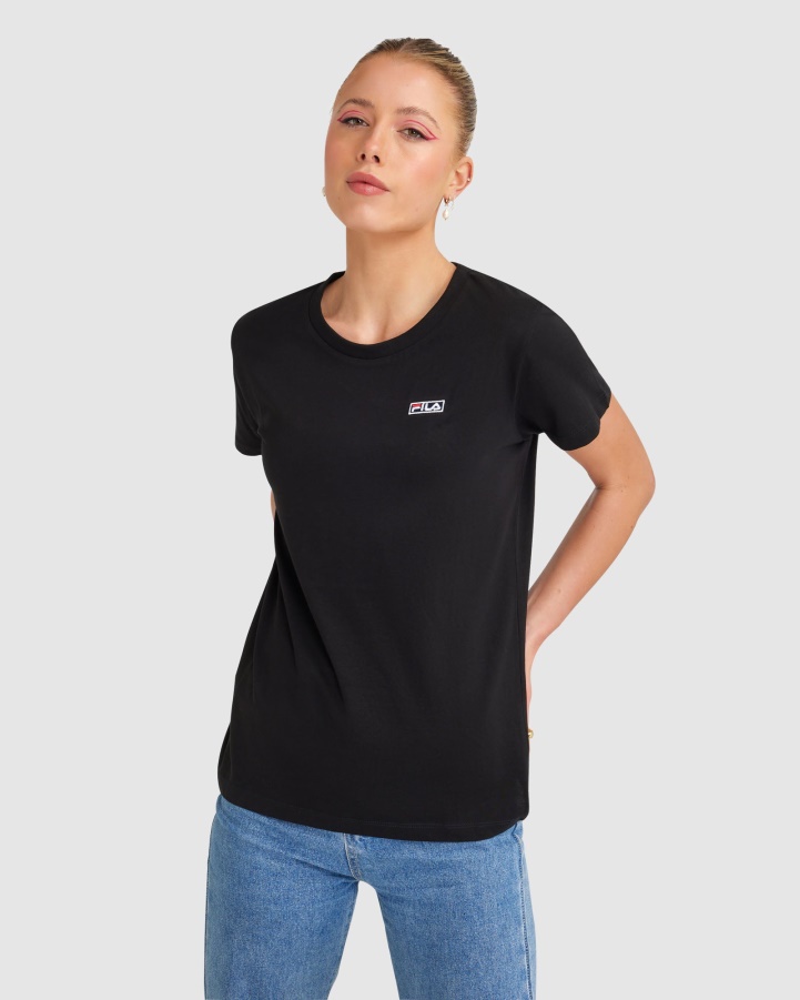 Black Fila Women's Imogen Tee