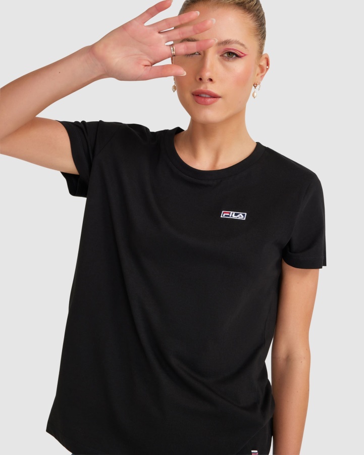Black Fila Women's Imogen Tee