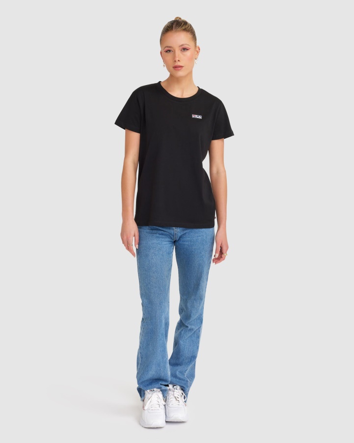 Black Fila Women's Imogen Tee