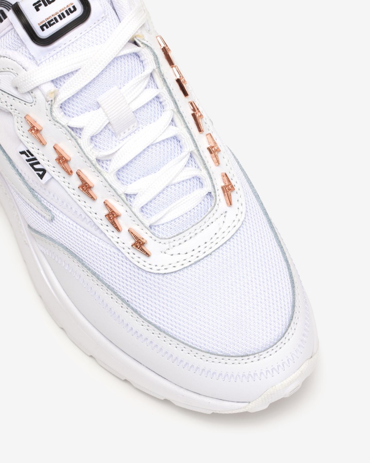 Women's Renno Pierced White/Rosegold/White Fila
