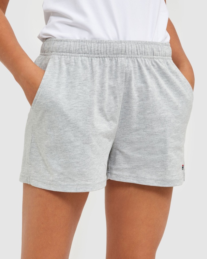 Classic Women's Jersey Shorts Silver Marle Fila