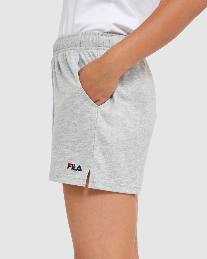 Classic Women's Jersey Shorts Silver Marle Fila