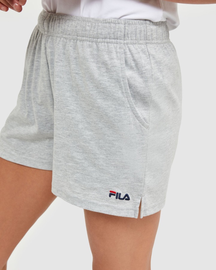 Classic Women's Jersey Shorts Silver Marle Fila