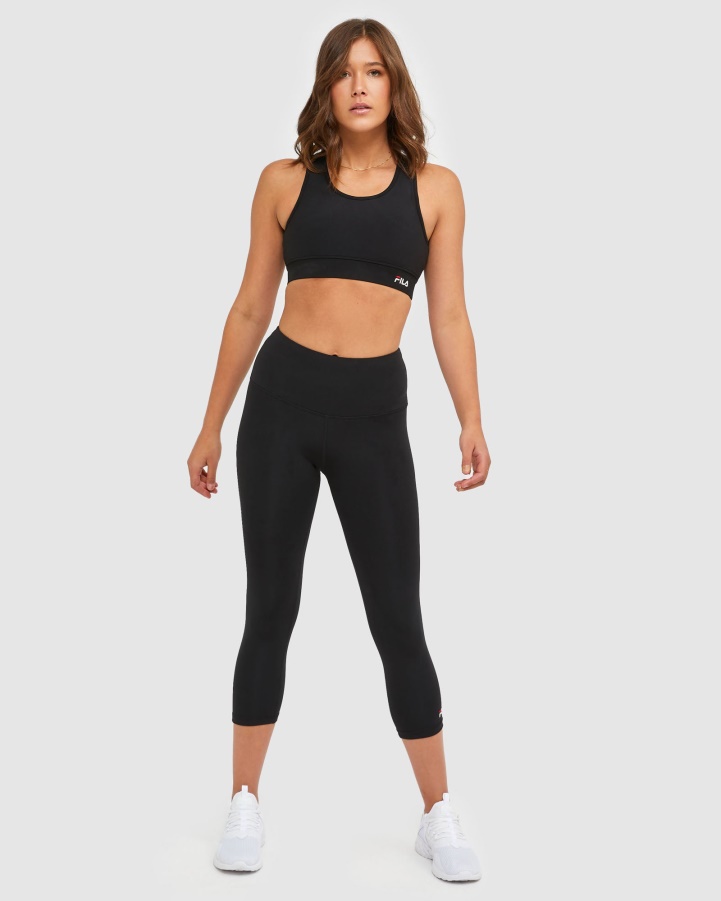 Classic Women's 3/4 Tights Black Fila