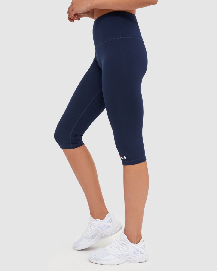New Navy Classic Women's Capri Tights Fila