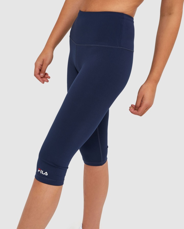 New Navy Classic Women's Capri Tights Fila