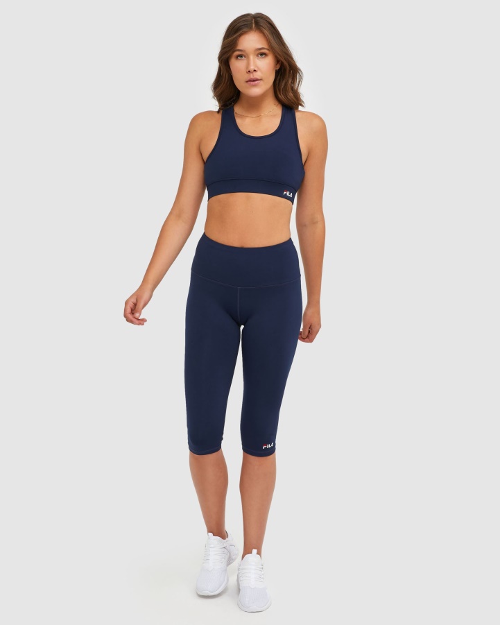 New Navy Classic Women's Capri Tights Fila