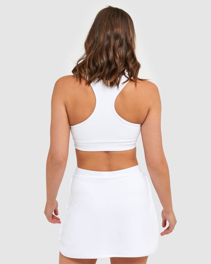 Fila White Classic Women's Bra