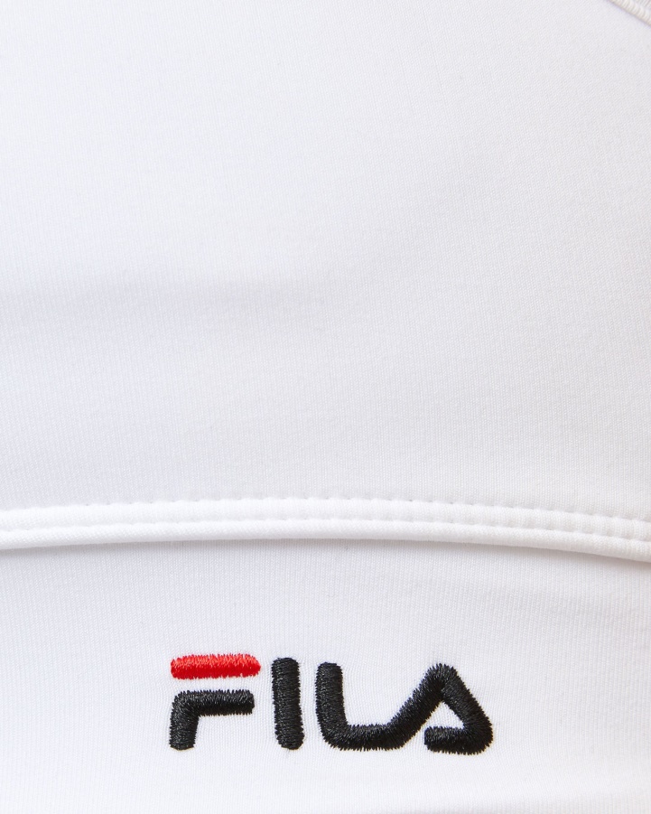 Fila White Classic Women's Bra